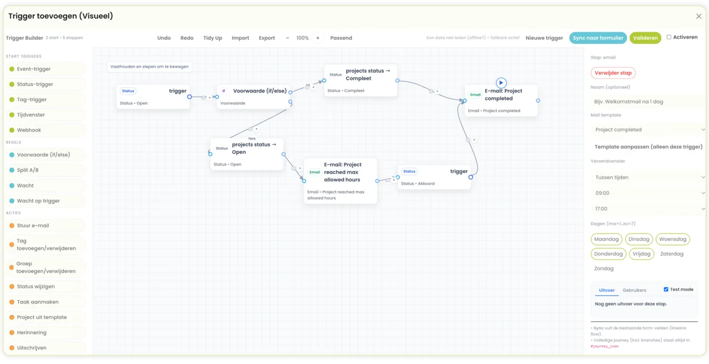 SolvCRM+ werkorderautomatisering